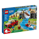 Brinquedo Infantil Lego City Resgate Da Vida Selvagem 157pçs