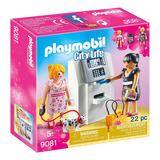 Brinquedo Infantil Playmobil City Life Caixa Eletrônico 9081
