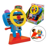 Brinquedo Infantil Volante C/bozina + Retrovisor-lançamento