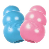 Brinquedo Interativo Kong Para Cachorros Tamanho S - Azul Claro E Rosa