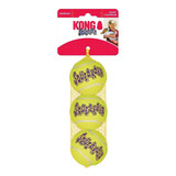Brinquedo Kong Squekair Tênnis Ball Meédio - 3 Un