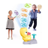 Brinquedo Lançador De Discos Voadores Ar Livre Infantil Kids