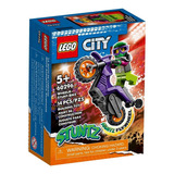 Brinquedo Lego City Stuntz Motocicleta De Wheeling 60296