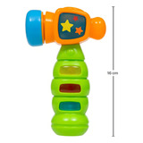 Brinquedo Martelo De Atividades Com Som E Luzes Buba
