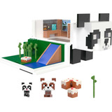 Brinquedo Mattel Minecraft Mob Head Minis Panda Playhouse Co