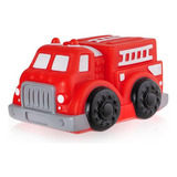 Brinquedo Meu Primeiro Carrinho De Bombeiro Estrela Baby Cor Vermelho