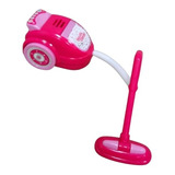 Brinquedo Mini Aspirador De Pó Infantil Luzes Som Rosa Bw165