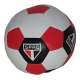 Brinquedo Mini Bola De Futebol Macia Time São Paulo 12cm N°2