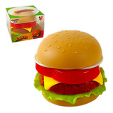 Brinquedo Mini Hambúrguer Burger Monta E Desmonta Fast Food
