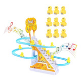 Brinquedo Montanha Russa Escada Rolante Musical -9 Patinhos 