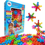 Brinquedo Montar Plukt Estrelas Educativo Criativo 100pcs