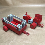Brinquedo Montar Trator Fisher Price = Lego Incompleto Antig