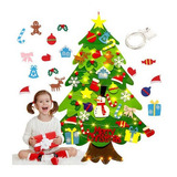 Brinquedo Montessori Infantil 32pcs Árvore De Natal Feltro