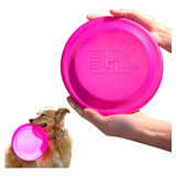 Brinquedo Para Cachorro Frisbee Profissional Super Divertido Cor Rosa