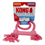 Brinquedo Para Cachorro Kong Puppy Goodie Bone Pp Com Corda