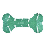 Brinquedo Para Cachorro Osso Kong Squeezz Dental Bone Cor Verde