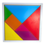 Brinquedo Pedagógico Montessori Quebra-cabeça Tangram