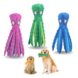Brinquedo Pet Pelúcia Cães Polvo Amigo Octopus C/ Som Plus Cor Azul