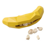 Brinquedo Pet Petisqueira Cães Comedouro Banana Interativo