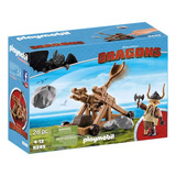 Brinquedo Playmobil Dragons Bocão Com Catapulta Sunny 9245 Quantidade De Peças 28