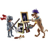 Brinquedo Playmobil Scoobydoo Aventura Cavaleiro Negro 70709 Quantidade De Peças 28