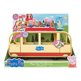 Brinquedo Playset Van Para Acampar Da Peppa Pig Sunny 2316 Cor Bege