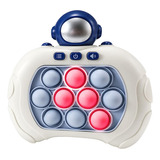 Brinquedo Pop It Mini Game Console Anti Stress Eletrônico Cor Azul
