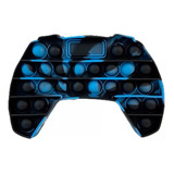 Brinquedo Pop Its Controle De Video Game Empurra Bolhas Cor Azul