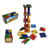 Brinquedo Puzzle Torre Inteligente Educativo Bloco Montar 