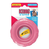 Brinquedo Recheável Para Cães Filhote Kong Tires Pneu Rosa P