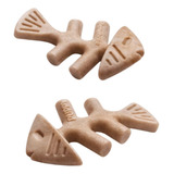Brinquedo Roer Benebone Fishbone Puppy 2-pack Cães Filhotes
