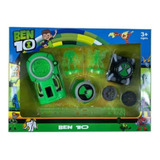 Brinquedo Sonoro Conjunto De Projeção Ben 10 Com Relógio 01