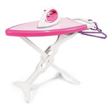 Brinquedo Tabuinha De Passar Roupa Rosa Infantil Poliplac