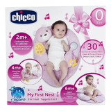 Brinquedo Tapete Almofada Infantil My First Nest Rosa Chicco