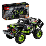 Brinquedo Technic 2 Em 1 Monster Jam® Grave Digger® Lego Quantidade De Peças 212