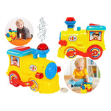 Brinquedo Trem Locomotiva Solta Fumaça Infantil Luzes Sons