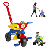 Brinquedo Tricicolo Motoca Infantil Empurrar Pedal 1 2 Anos