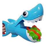 Brinquedo Tubarão Shark Pega Peixe Banho Piscina Abre A Boca
