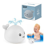 Brinquedos Para Banho Bebe De Baleia Brilha, Esguicha Água