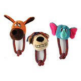 Brinquedos Pet Osso Pet Interativo Pelucia Para Cães Grande Desenho Cachorro