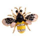 Broche De Cristal Bumble Bee Distintivo Distintivo Para