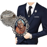 Broche Terno Noivo Broche Pingente Homenagem Pai Mãe Ful