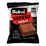 Brownie Chocolate Zero Açúcar E Sem Glúten 40g - Belive