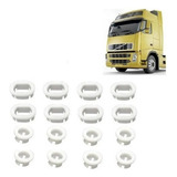 Buchas Oval E Redonda Bojo Farol Compatível Volvo Fh(16 Pçs)