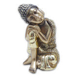 Buda Tailandês Meditando Cobre Contemplando Buda 13 Cm