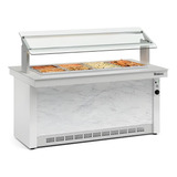 Buffet Térmico Linha Vitra Gbta-175 Branco /mármore C/ Vidro