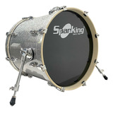 Bumbo De Bateria 18 Polegadas Spanking Sparkle Completo