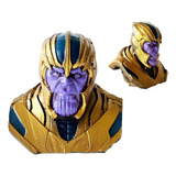 Busto Estátua Action Figure Thanos Vingadores Marvel Resina