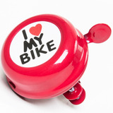 Buzina Bicicleta Modelo Trim Trim I Love My Bike Base De Aço
