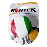 Buzina Campainha Sininho Trim Bandeira Itália Bicicleta Bike Cor Branco
